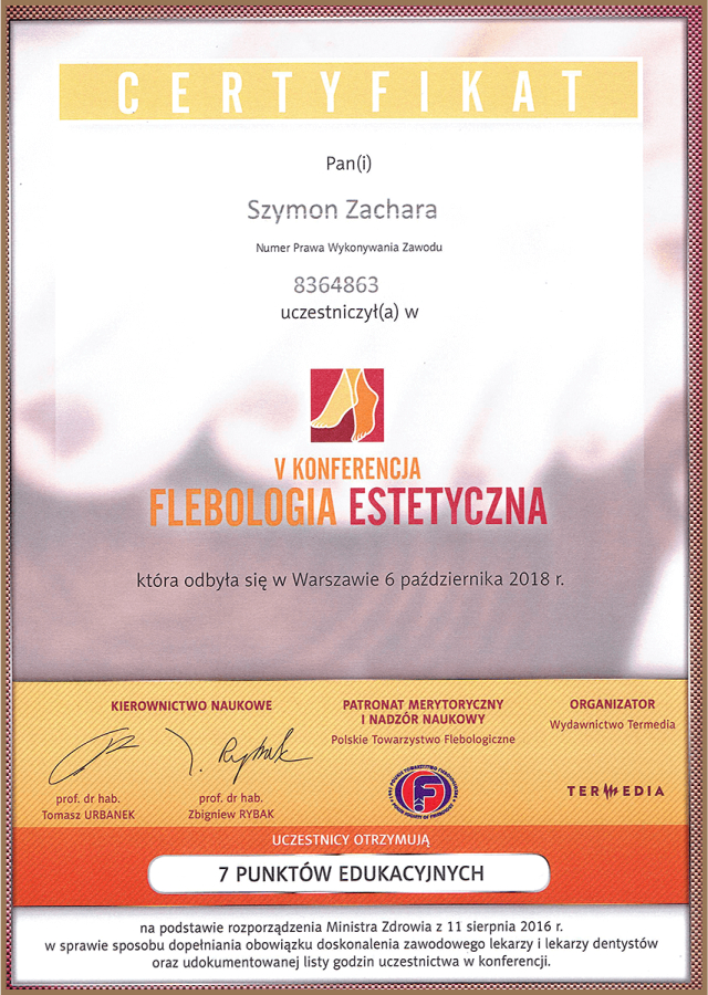 szymon-zachara-certyfikat-flebologia-estetyczna